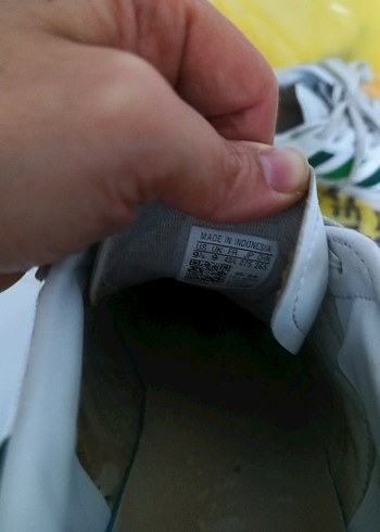 Beyaz Yeşil Bağcıklı Spor Ayakkabı - Görsel 3