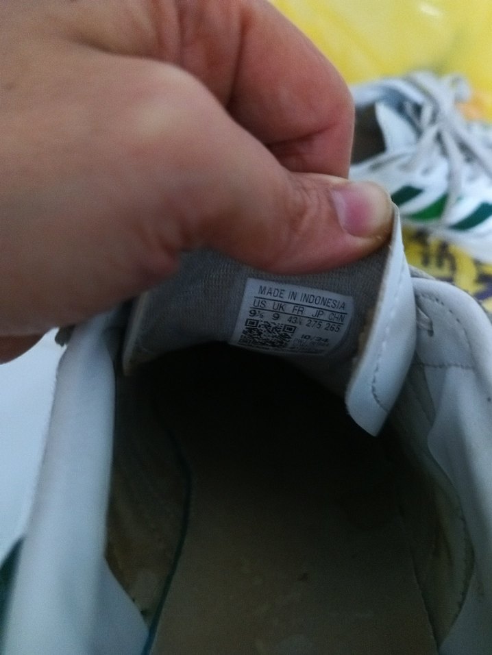 Beyaz Yeşil Bağcıklı Spor Ayakkabı - Görsel 3