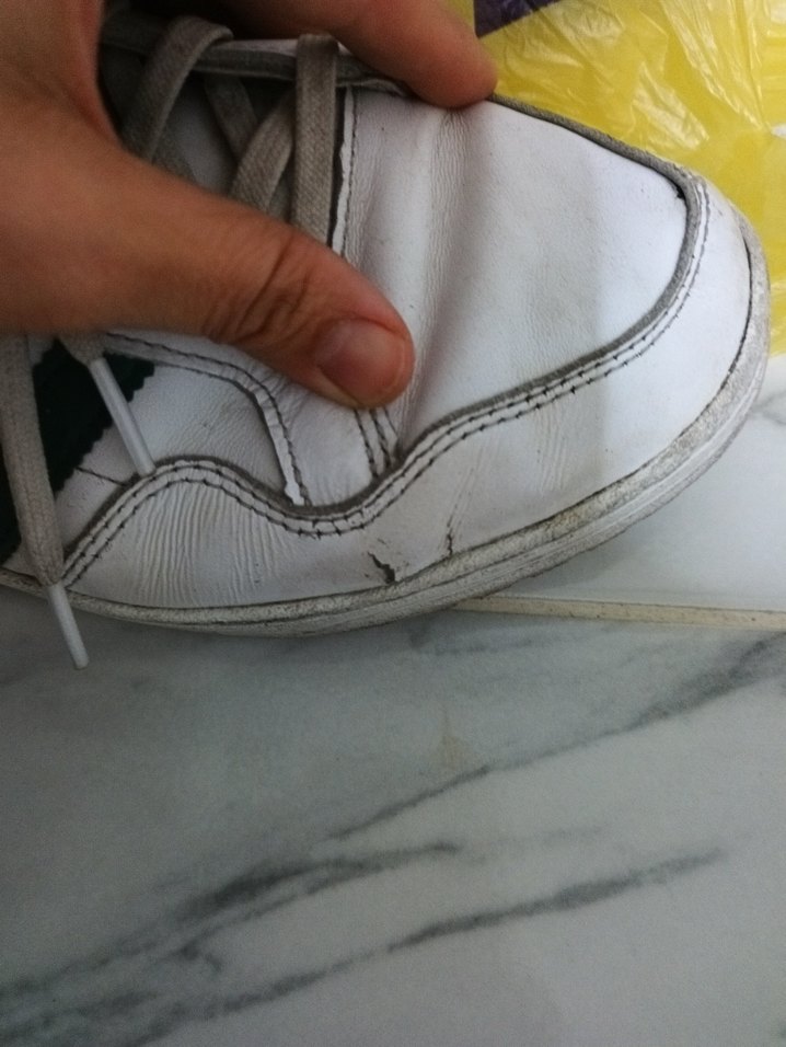 Beyaz Yeşil Bağcıklı Spor Ayakkabı - Görsel 5