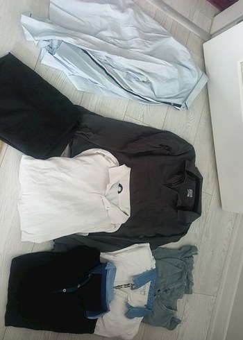 Erkek Gri Fermuarlı Uzun Kollu Polo Tişört - Görsel 5