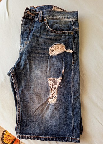 Kemer Detaylı Kadın Denim Jean - Görsel 2