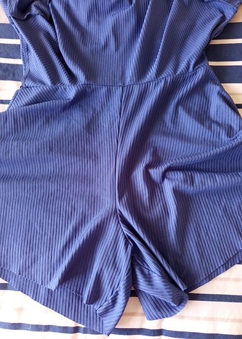 Kadın Mavi şortlu Elbise - Görsel 2