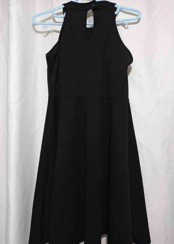 Siyah kısa elbise - Görsel 2