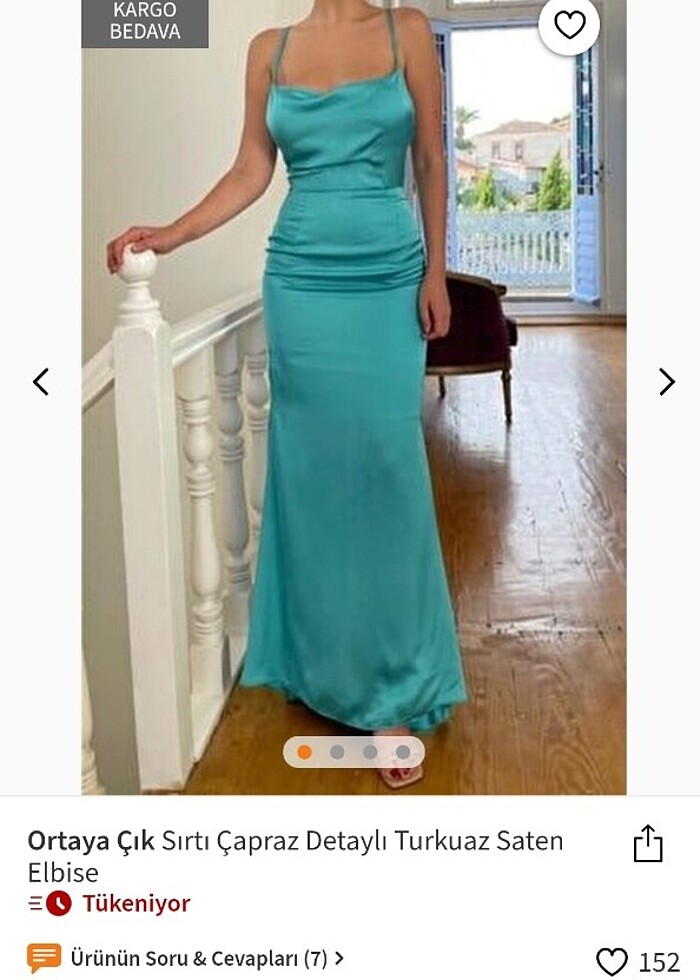 Saten abiye - Görsel 2