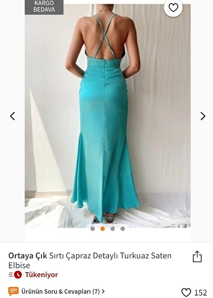 Saten abiye - Görsel 3