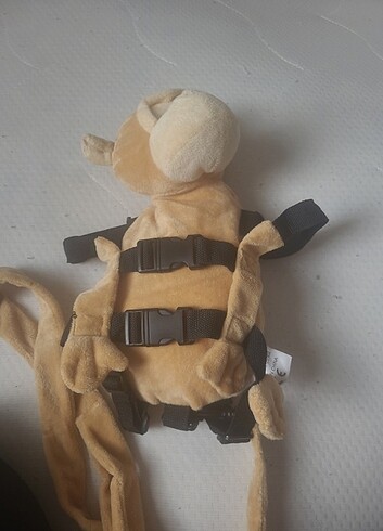  Beden camel Renk Çocuk tasmalı çanta