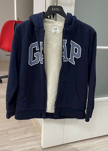 GAP Erkek Kapüşonlu Fermuarlı Sweatshirt - Görsel 4