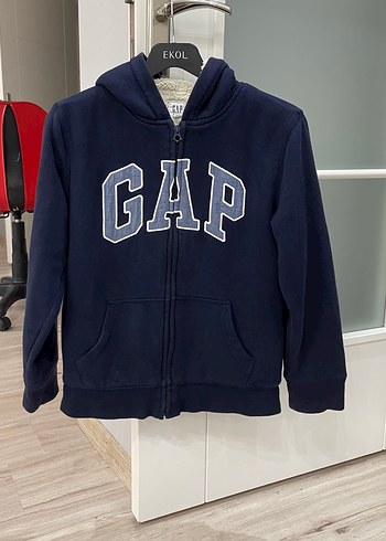 GAP Erkek Kapüşonlu Fermuarlı Sweatshirt - Görsel 2