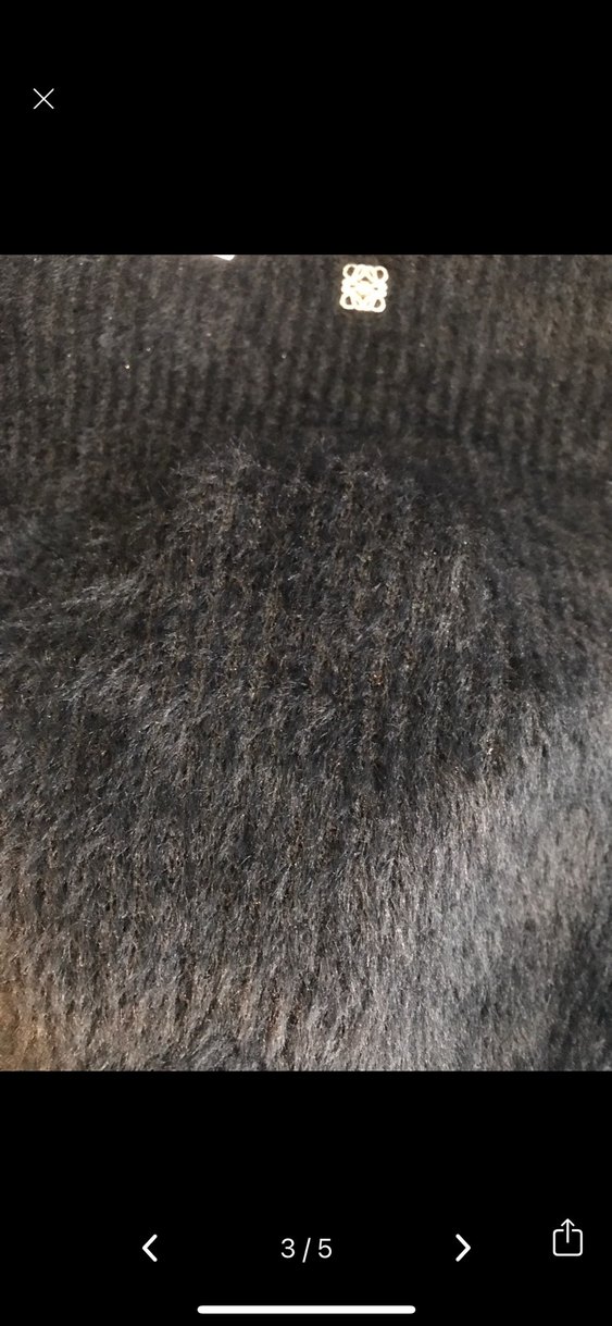 Gri Kadın Triko Uzun Kollu Kazak Loewe - Görsel 3