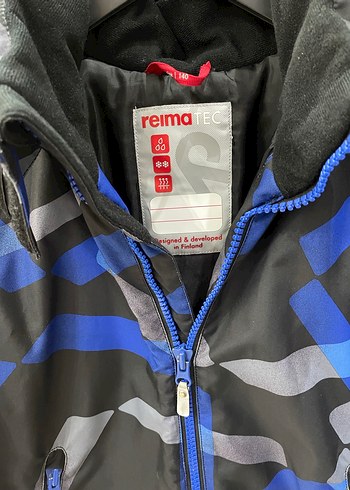 Erkek Çocuk Mavi Desenli Kapüşonlu Ceket ve Pantolon - Görsel 3