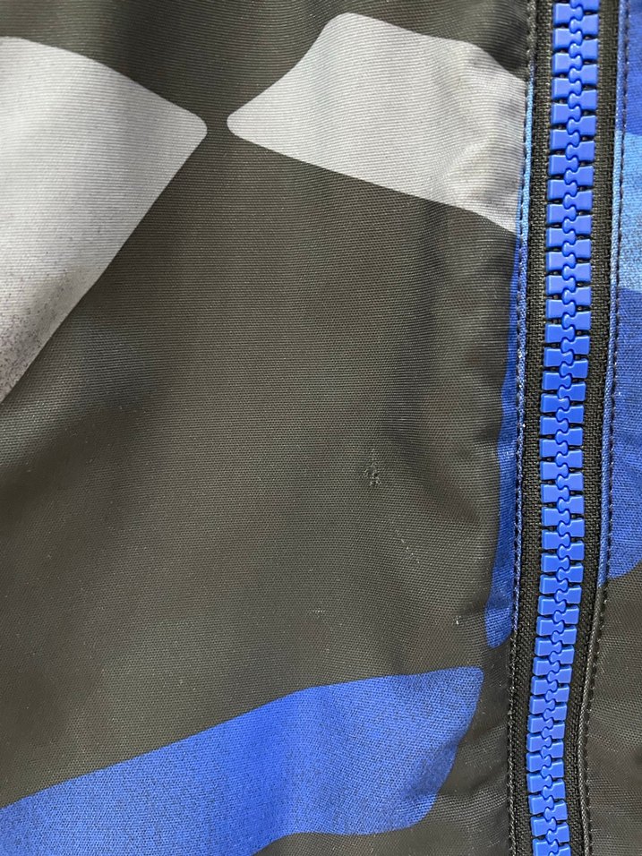 Erkek Çocuk Mavi Desenli Kapüşonlu Ceket ve Pantolon - Görsel 5