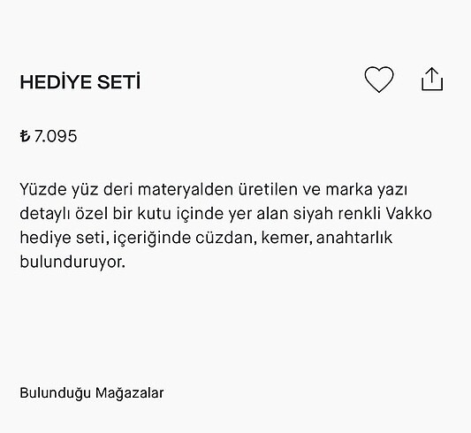 Vakko orijinali cüzdan kemer anahtarlık seti - Görsel 3