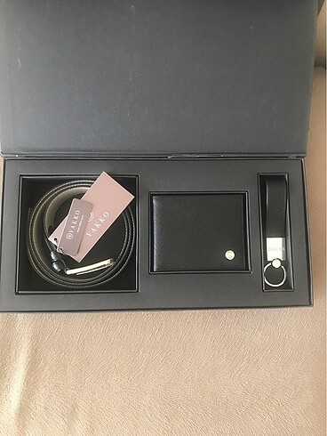 Vakko orijinali cüzdan kemer anahtarlık seti - Görsel 4