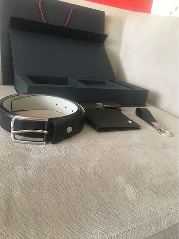 Vakko orijinali cüzdan kemer anahtarlık seti - Görsel 15