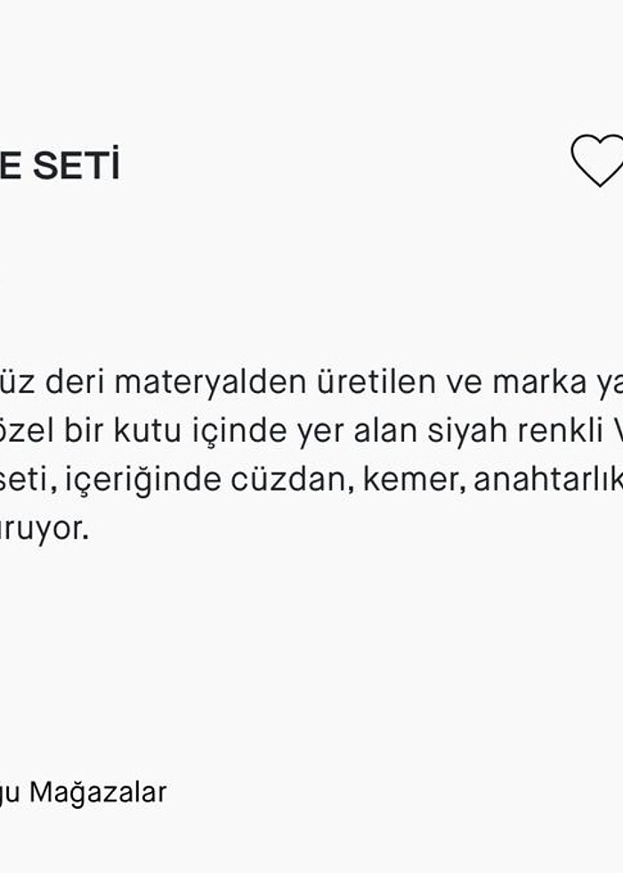 Vakko orijinali cüzdan kemer anahtarlık seti - Görsel 3