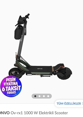 Onvo katlanır scooter - Görsel 15