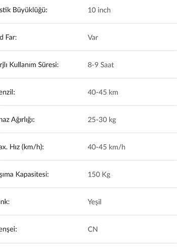 Onvo katlanır scooter - Görsel 14