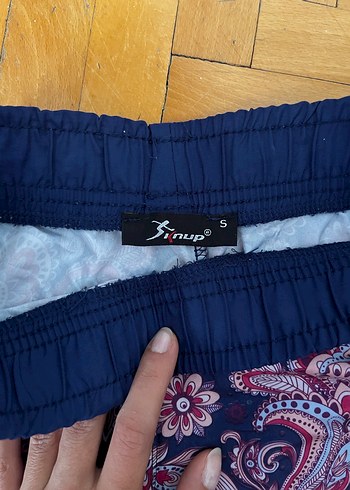 Renkli Desenli deniz şortu - Görsel 3