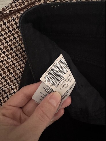 28 Beden Kot pantolon