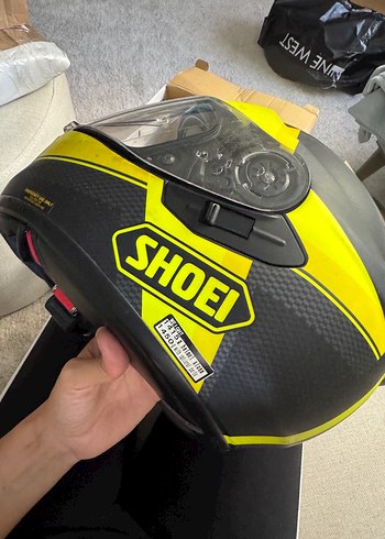 Sarı Biker Motosiklet Kaskı - Görsel 4