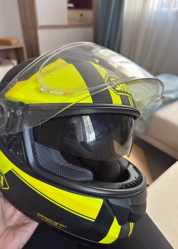 Sarı Biker Motosiklet Kaskı - Görsel 6