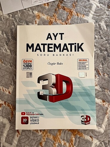 3D Ayt Matematik soru bankası