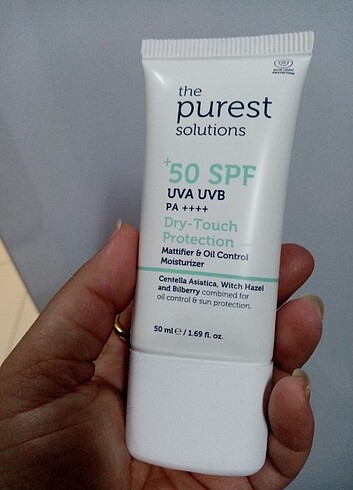 Beden The purest solutions 50 spf güneş kremi