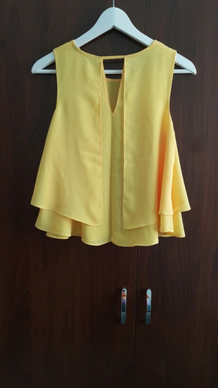 xs Beden sarı Renk Zara Bluz!