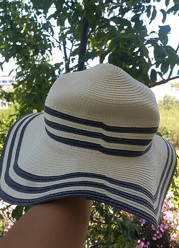  Beden beyaz Renk Hasır Şapka