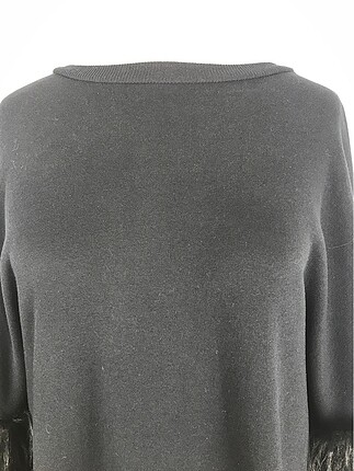Pull and Bear Kolları Tüylü Sweatshirt