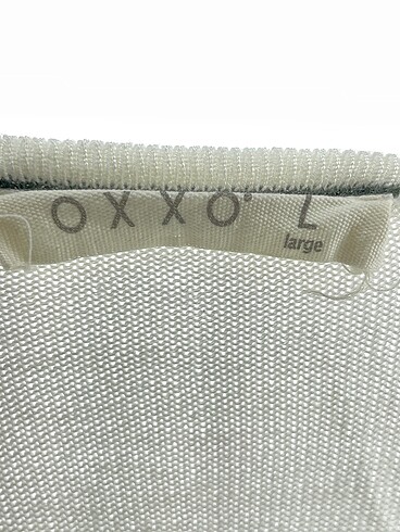 l Beden beyaz Renk oxxo Bluz %70 İndirimli.