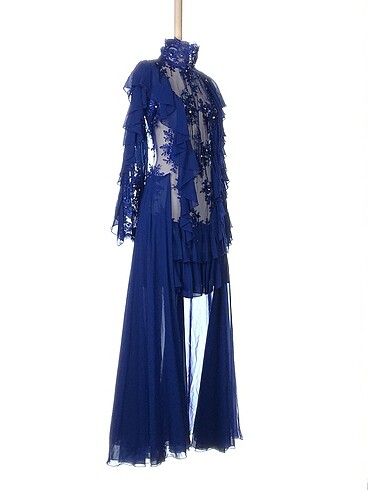 Vintage Love Uzun Abiye p İndirimli. - Görsel 2