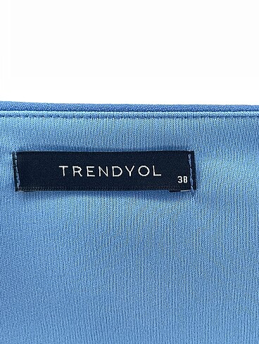 38 Beden mavi Renk Trendyol & Milla Kısa Elbise %70 İndirimli.