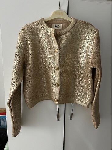 Gold buklet hırka