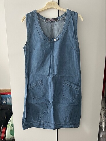 Bershka jean elbise