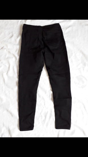 Siyah likralı chino pantolon