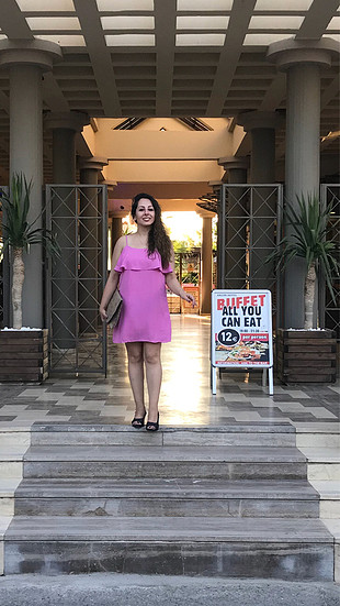 Trendyol & Milla Pembe şifon elbise