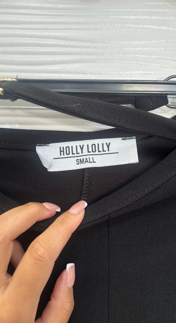 Siyah Kemerli Kadın pantolon - Görsel 4