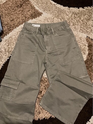zara kargo bol paça pantalon