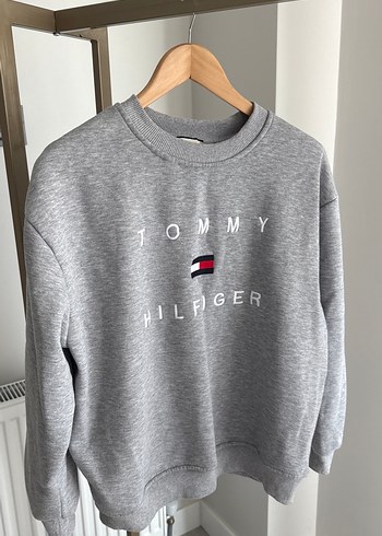 Tommy Hilfiger Gri kadın Sweatshirt