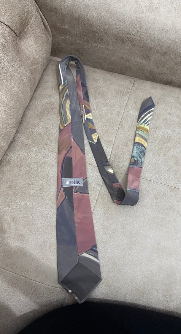 Çok Renkli Avant-Garde Erkek Kravat - Görsel 2