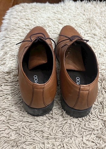 Klasik Kahverengi Deri Erkek Ayakkabısı - Görsel 2