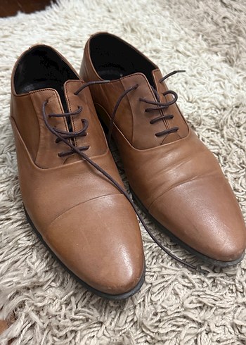 Klasik Kahverengi Deri Erkek Ayakkabısı - Görsel 4