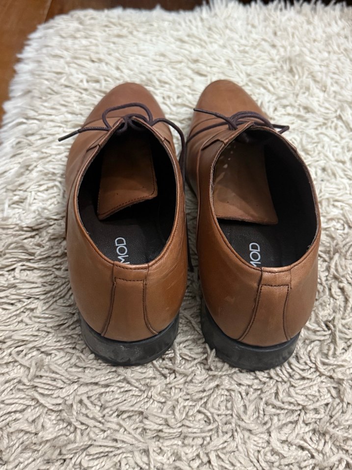 Klasik Kahverengi Deri Erkek Ayakkabısı - Görsel 2