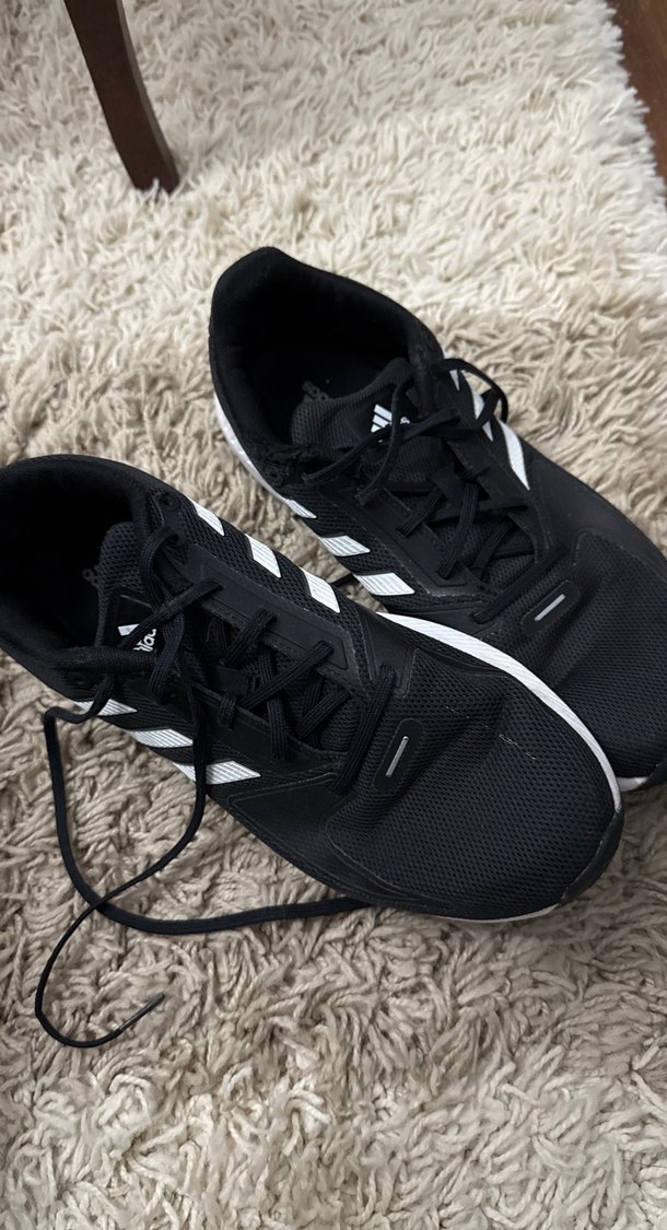 Kadın Siyah Spor Ayakkabı Velcro Bağcıklı - Görsel 4