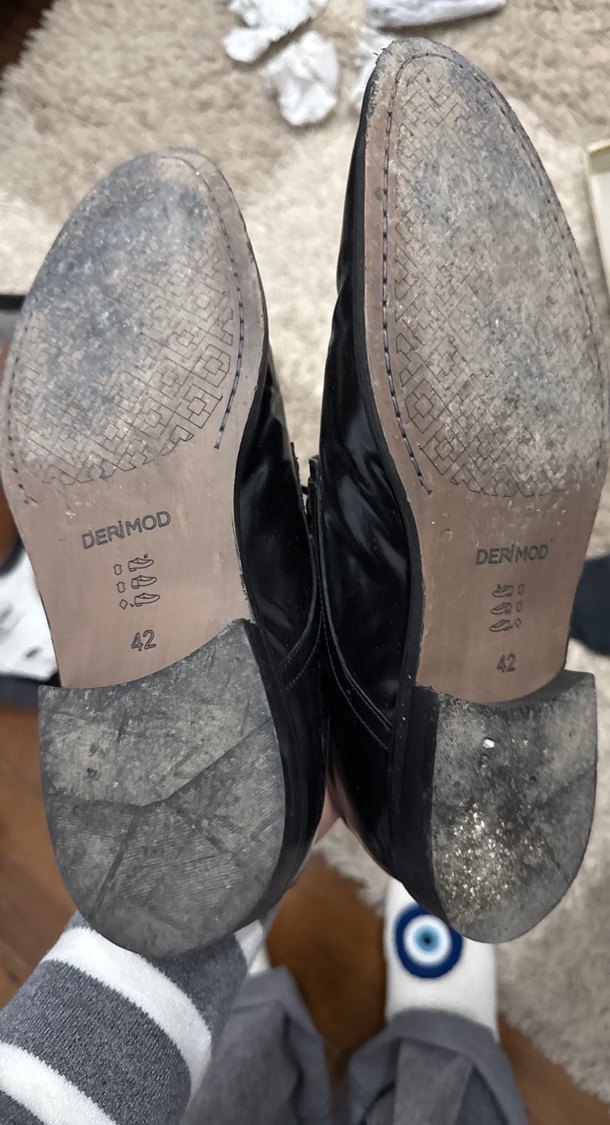 Klasik Siyah Erkek Ofis Ayakkabısı - Görsel 4