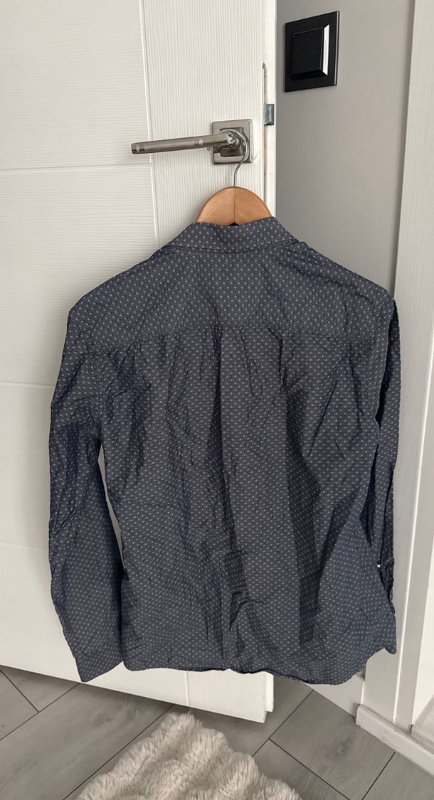 Gri Erkek Denim Uzun Kollu Gömlek - Görsel 2