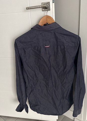 Gri Erkek Denim Uzun Kollu Gömlek - Görsel 3