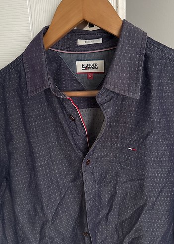 Gri Erkek Denim Uzun Kollu Gömlek - Görsel 2