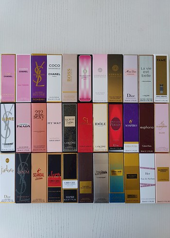 50ml Cam Şişe Bayan Parfüm